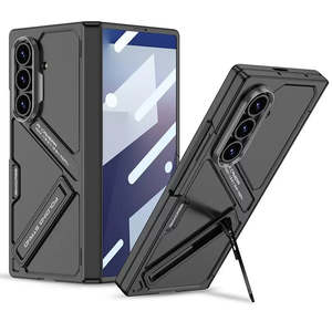 Mobile Phones: Case For Samsung Z Fold7 With Stand And Screen Protection Film TCSM7| TOUCHANDCATCH NZ