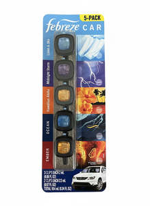 Mobile Phones: Febreze Mini Car Air Freshener 5 Pack TCC852  |TOUCHANDCATCH NZ