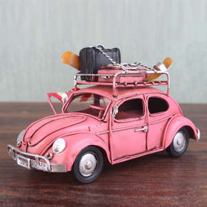 Home Living: Beetle Retro Vintage Car Handmade Iron Craft  Model Vehicles 1:32 Volkswagen
 | TOUCHANDCATCH NZ