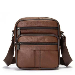 Men's Genuine Leather Crossbody Bag, Men’s Satchel TC608 | TOUCHANDCATCH NZ