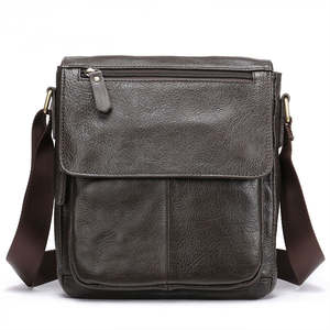 Men's Genuine Leather Crossbody Bag, Satchel Coffee TC819 | TOUCHANDCATCH NZ