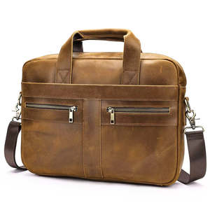 Messenger Bag: Top Grain Genuine Leather Crossbody Bag, 15.6" Laptop Bag, Briefcase TC419 | TOUCHANDCATCH NZ