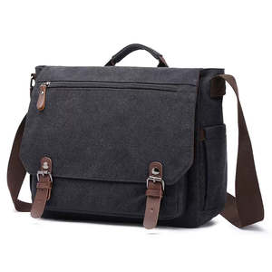 Washed Canvas Crossbody Bag, 13" Laptop Bag TC6158
 | TOUCHANDCATCH NZ