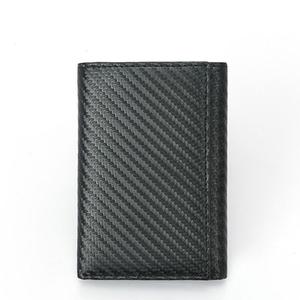 Men's RFID Carbon Fiber Tri-Fold Wallet TC309 | TOUCHANDCATCH NZ