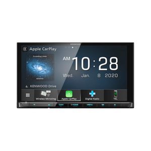 Products: KENWOOD DDX9020DABS DVD with Hi-Resolution Audio works with Wired and Wireless Apple CarPlay and Android Auto. USB Mirroring