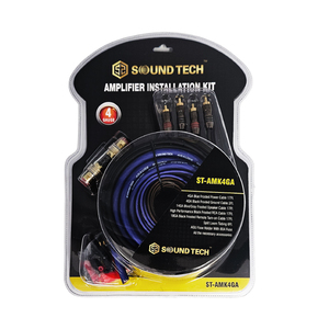 ST-AMK4GA 4 Gauge Amplifier Wiring Kit with Flexible PVC