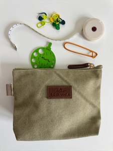 canvas accessory pouch