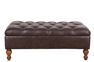 Ottoman: TNC Ottoman with Storage, 5050T Dark Brown
