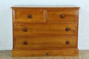 Chest of Drawers: Town & Country Low Boy, NZ Rimu