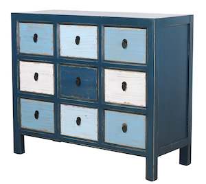 Bed Room: TNC 9 Drawers Chest, Recycled Fir, 1m