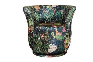 TNC Green Jungle Swivel Chair, 1090-103C