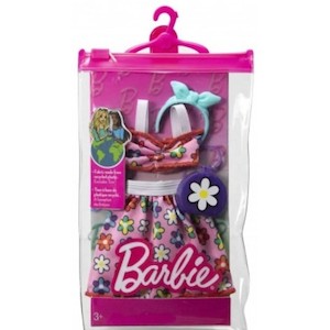 Dolls: Barbie Clothing Fashion Pack Fashions And Accessories Floral Dress