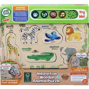 LeapFrog Interactive Wooden Animal Puzzle