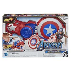 Nerf: Nerf Power Moves - Marvel Avengers Captain America Shield Sling
