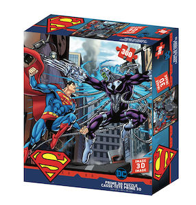 Card Games Board Games: Prime3D Puzzle DC Comics Superman vs Electro (300pc)