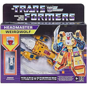 TRANSFORMERS HEADMASTER WEIRD WOLF