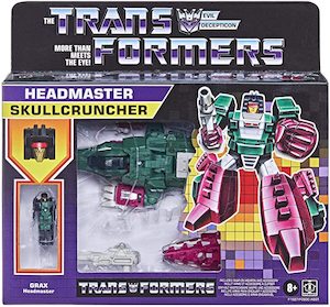Transformers: TRANSFORMERS HEADMASTER SKULL CRUNCHER