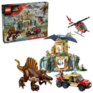 LEGO 76976 Jurassic World Spinosaurus & Quetzalcoatlus Air Mission