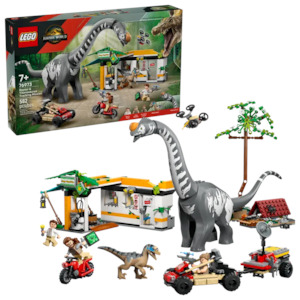 LEGO 76973 Jurassic World Raptor & Titanosaurus Tracking Mission