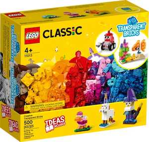 LEGO Classic 11013 Creative Transparent Bricks