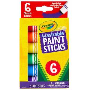 Crayola: Crayola Washable Paint Sticks 6 pack