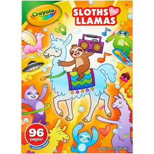 Crayola Colouring Book Sloths Love Llamas