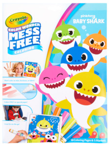 Crayola: Crayola Colour Wonder Mess Free Colouring Baby Shark