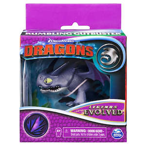 Dreamworks Dragons Legends Evolved Rumbling Gutbuster Mini Figure