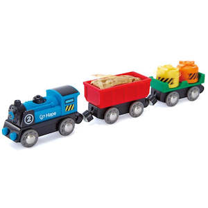 Hape Battery Powered Rolling-Stock Set