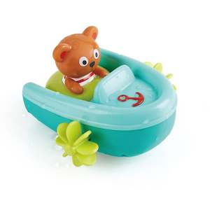 Hape: Hape Bath Toys Tubing Pull-Back Boat