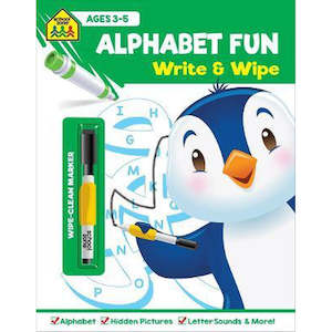 School Zone Alphabet Fun Write & Wipe