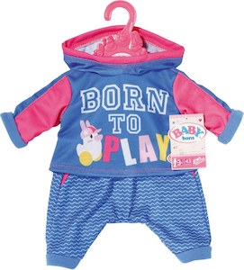 BABY BORN JOGGING SUIT BORN TO PLAY