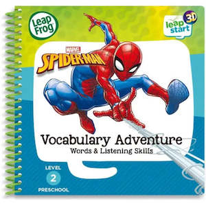Leapfrog LeapStart 3D Book - Marvel Spiderman Vocabulary Adventure 3D Activity Book
