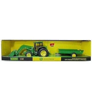 John Deere 1: John Deere 6210 Tractor With Trailor And Spreader