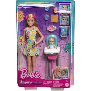 Barbie Skipper Floral Dress And Baby