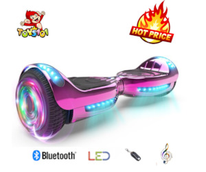 HOVERBOARD 6.5 PINK WITH BLUETOOTH & REMOTE CONTROL