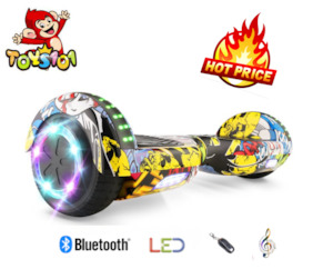 HOVERBOARD 6.5 GRAFFITI WITH BLUETOOTH & REMOTE CONTROL