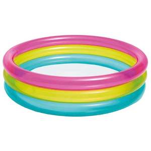 Outdoor Sports: Intex Rainbow Baby Pool (86cm)