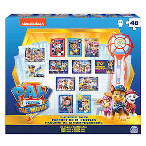 Games: Paw Patrol The Movie Puzzle 12 in 1