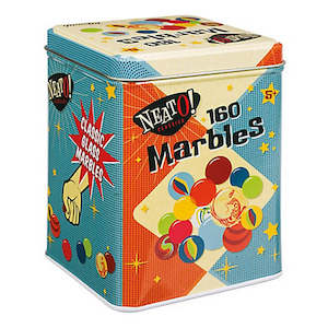Neato! Marbles In A Tin (160pcs)