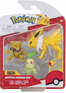 Pokemon Battle Ready Battle Ready Set Abra, Chikorita & Jolteon