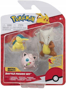 Pokemon Battle Ready Battle Ready Set Cyndaouil, Jigglypuff & Marowak