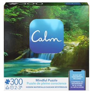 CALM Mindful Puzzle 300 pc Hidden Waterfalls
