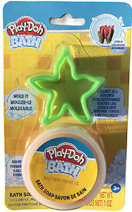 Play Doh Bath Moldable Soap with Shape Starfish Cutter