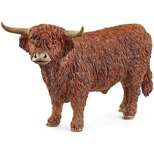 Schleich Highland Bull (Grey Dot)