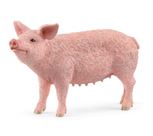 Schleich: Schleich Pig (Red Dot)