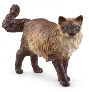 Schleich Ragdoll Cat (Green Dot)