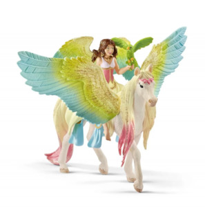 Schleich: Schleich Bayala Fairy Surah With Glitter Pegasus