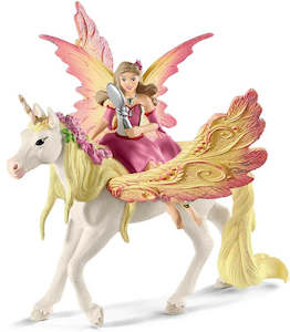 Schleich: Schleich Bayala Fairy Feya with Pegasus Unicorn