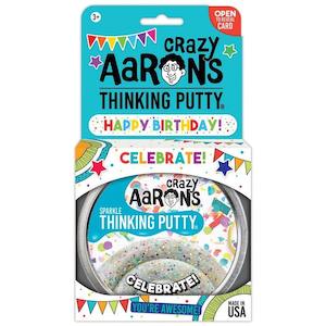 Crazy Aarons Sparkle Thinking Putty Celebrate